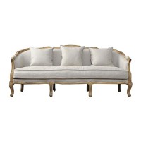 American classic sofa oak frame sofa carved three classic living room sofa