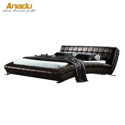 New bedroom furniture modern leather soft bed CC9015