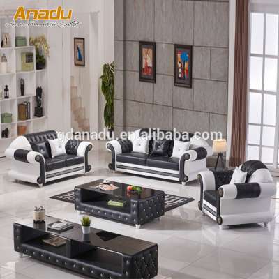 Arabic classical living room Lantai group leather sofa