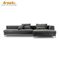 European simple modern design fabric sofa AL933