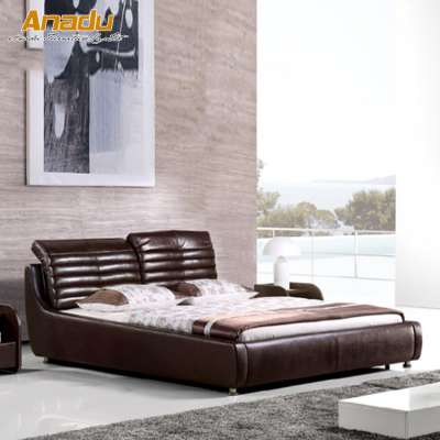 king /queene size modern leather bed soft bedroom furniture PYA0962