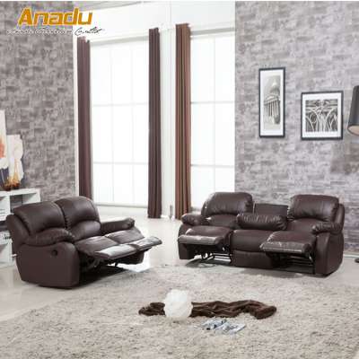 2017 new modern PU /fabric recliner sofa set